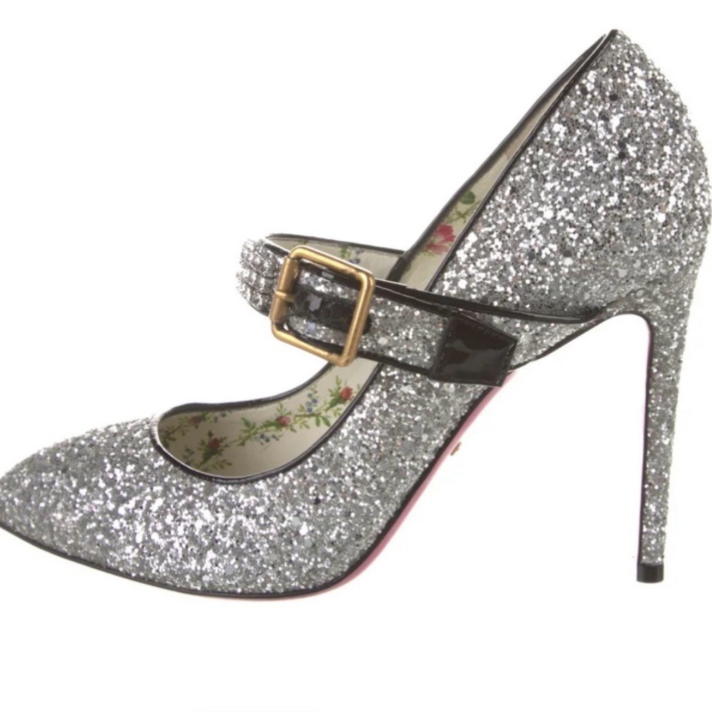 Gucci Glitter Heels
